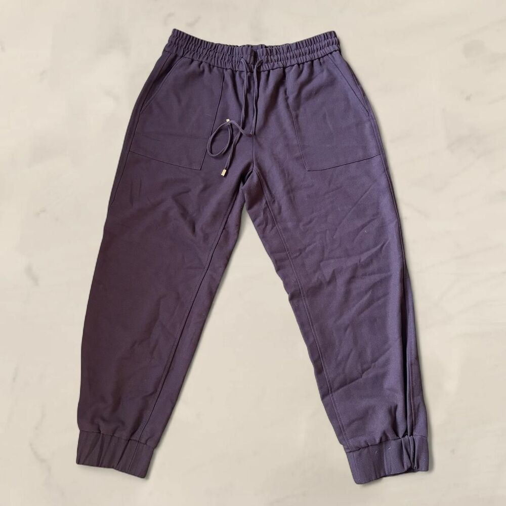 Zara burgundy drawstring sweatpants size large